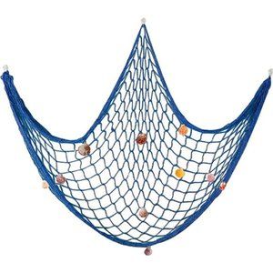 Natural Fishing Net Decor with Shells 79 Inch Beach Theme Decor for Party Home